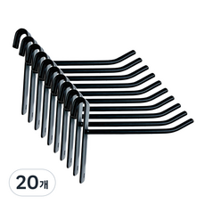 철망용 실걸이 휀스망 후크 진열대 상품걸이, 20개, 10cm 블랙