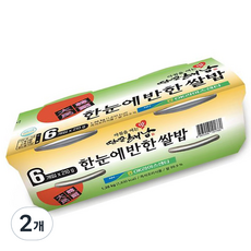 한눈에반한쌀밥6개입, 2개, 1.26kg