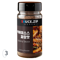 소스집 짜장떡볶이 분말소스 짜장떡볶이가루, 3개, 100g