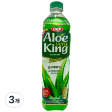 오케이에프 알로에베라킹 음료, 1.5L, 3개