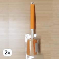 락앤락 길이조절 스폰지 병솔 물병 세척솔, 오렌지, 2개