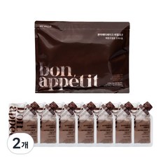 본아페티 단백질쉐이크 파우치 다이어트 식사대용 체중조절식 초코맛 프로틴 50g 7팩, 350g, 2개