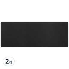 XL XXL 마우스 패드 80x30 CM 90X40 CM 올 블랙 마우스 패드 책상 패드 천연 고무 미끄럼 방지 먼지 방지 세탁 가능 미세한 모서리 컴퓨터 사무실 책상에 적합합니다, 2개, 80x30CM