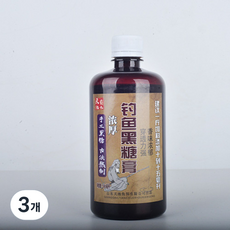 SEONGJINCHI 떡밥 첨가제 흑당고, 3개, 500ml