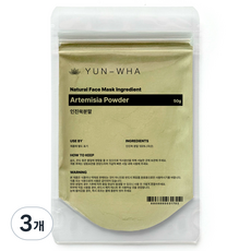 연화 천연팩 쑥가루팩 천연팩가루 미용팩 얼굴팩가루, 3개, 1개입