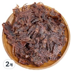 건파파 더 맛있는 납작 숏다리 오다리 오징어다리 오징어간식, 2개, 250g