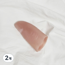 리빙릿 가짜 손가락 실리콘 모형 마술 트릭 도구 할로윈 소품, 2개, 엄지(손톱O)