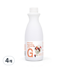 그린트리 요거트 베이스, 4개, 1kg