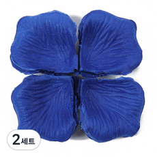 부직포 장미300 꽃잎 조화 플라워샤워 프로포즈 웨딩 장식 소품, 2세트, 25-딥블루300장