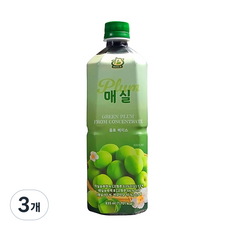 매실 음료베이스 베네비(Bene.B), 3개, 835ml