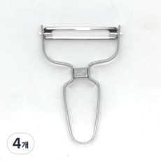 어브레스 양날 고강도 스테인리스 양배추칼, 4개, 실버