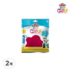 플레이도 에어클레이 2온즈 (8색상 선택), 로즈, 57g, 2개