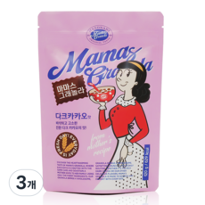 마마스그래놀라 카카오맛 아침식사 아이들간식 식단관리 홈메이드간식, 120g, 3개