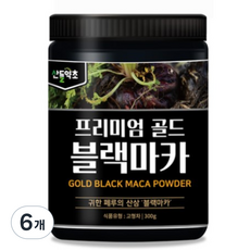 산들약초 페루산 블랙마카분말, 6개