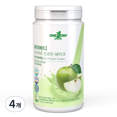 마이바디 다이어트 프로틴 쉐이크 사과요거트맛, 700g, 4개