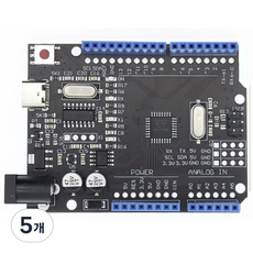 아두이노 우노 Uno R3 USB C 타입 호환 보드, 5개