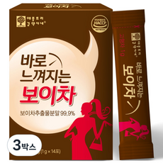 악마다이어트 바로 느껴지는 보이차, 14개입, 3박스