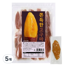 레드바스켓 고구마말랭이 말린고구마 반건조 다이어트, 5개