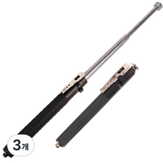 펜타입 호신용 자동 삼단봉 16인치 경량 미니 여성용, 3개