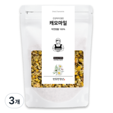 프리미엄 유럽산 캐모마일 꽃차 리필팩, 200g, 1개입, 3개