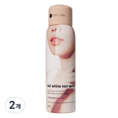 도도레이블 아이돌 화이트태닝 스프레이 150ml, 화이트, 2개