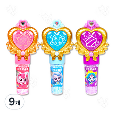 캐치티니핑 하트요술봉 키즈비타민, 100mg, 9개, 하츄핑1개+빛나핑1개+초롱핑1개