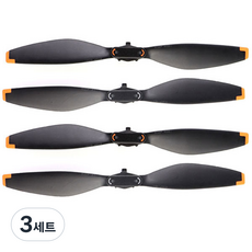 [특가] make speed DJI 미니5프로 프로펠러 1대분, 3세트, 블랙오랜지