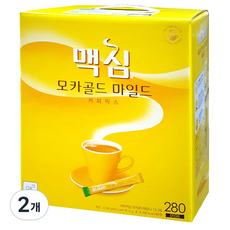 맥심 모카골드 마일드 커피믹스 280스틱, 12g, 280개입, 2개