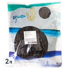 완도 최고집 업소용 대용량 완도산 파지 다시마, 1kg, 2개