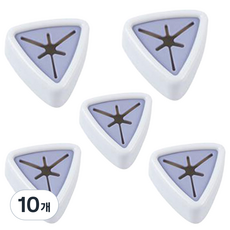 바이트 부착식 수건 행주 걸이, 화이트, 10개