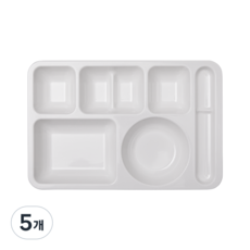 [식판의 고수] 미니 한식식판 (7 colors), 퓨어 화이트