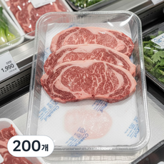 흡수패드 대형사이즈 미트패드 고기 패드 핏물제거 흡수지 식품용, 200개