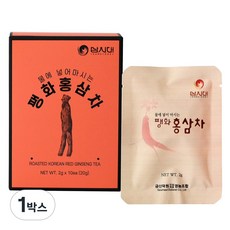 물에 넣어마시는 팽화홍삼차 티백형, 2g, 20개, 1박스, 10개입