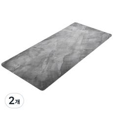 그레이계열 게이밍 장패드 마우스패드 400X900X4MM, 2개, 02 그림