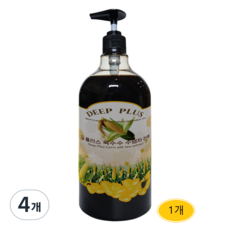 딥 플러스 옥수수 수염차 진액 PET 펌핑, 4개, 1kg