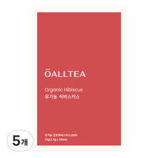 뉴올티 유기농 허브티 히비스커스, 1.5g, 10개입, 5개