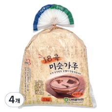 [농협] 함평 나비골농협 18곡 국산 미숫가루, 1kg, 4개