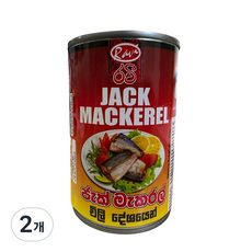JACK MACKEREL 잭 맥커럴 고등어 (전갱이통조림)칠레, 425g, 2개