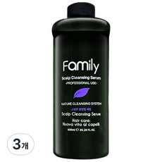 훼밀리 스켈프 클렌징 세럼 앙포레 세럼, 600ml, 3개