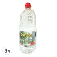 으뜸 청소용 식초, 3개, 1.8L