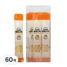 지리산 자연벌꿀 아카시아꿀 꿀스틱, 60개, 12g