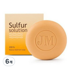 로아코스 sulful solution 유황비누, 6개, 100g