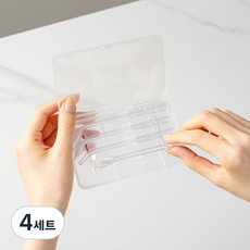 닥터치카 이지클린 구강세정기 교체용 전용 노즐팁 4종세트+전용케이스 제트팁 혀클리너팁 정밀포켓팁 첨단칫솔모팁, 4세트