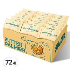 스낵큐 노브랜드 과자, 72개, 버터팔미에