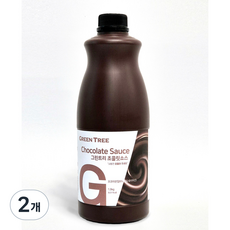 그린트리 초콜릿 소스 1.9kg, 2개