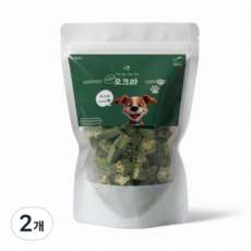 헬시하이펫 강아지 동결건조 간식 오크라, 2개, 25g, 장건강