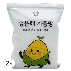 아이앤트 자연분해 싱크대 생분해 거름망, 2개, 60개