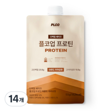 플코업 프로틴 아몬드카카오맛 단백질 쉐이크 파우치, 14개, 50g