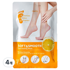 메드비 풋 각질제거 필링 발 풋팩, 4개, 2매, 17g