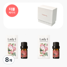 [더블패키지] 레이디원x2+선물포장+쇼핑백, 8개, 5ml